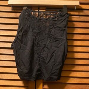 SHEIN Black Lace Shapewear Top